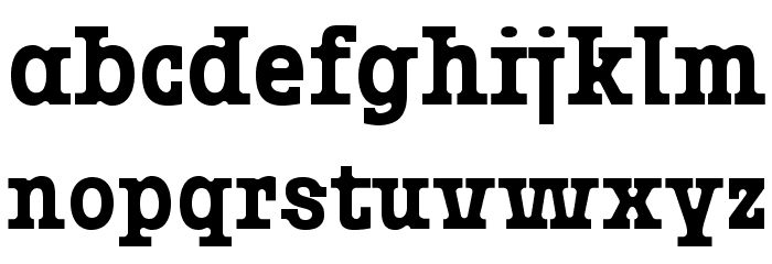 Josefov-Bold Font LOWERCASE