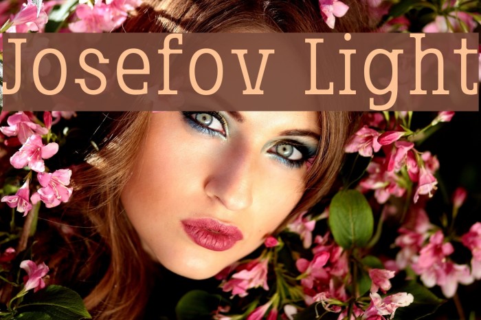 Josefov-Light Font examples