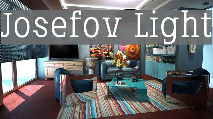 Josefov-Light Font examples