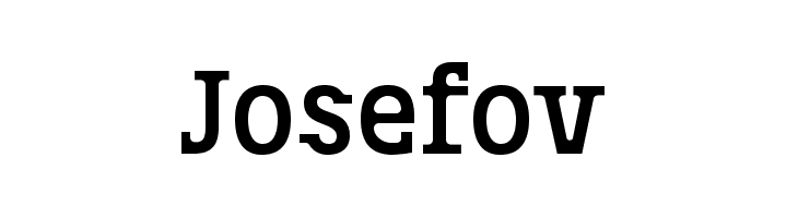 Josefov Font