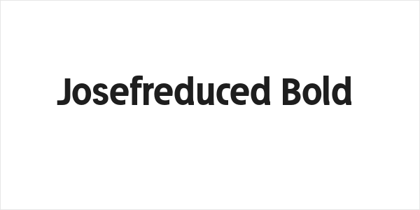 Josefreduced-Bold Logo