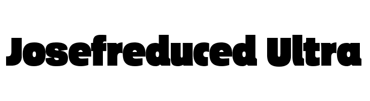 Josefreduced-Ultra  Free Fonts Download
