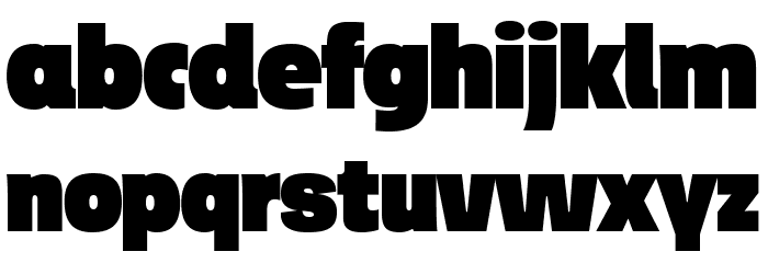 Josefreduced-Ultra Font LOWERCASE