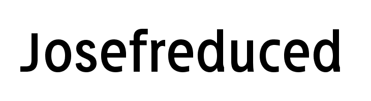 Josefreduced  免费字体下载