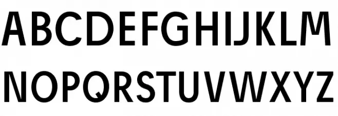 Josefreduced Schriftart Groß