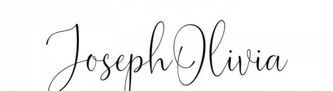 Joseph Olivia  Скачать бесплатные шрифты