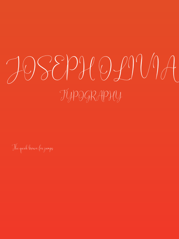 Joseph Olivia Poster