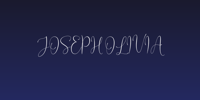 Joseph Olivia Social Header