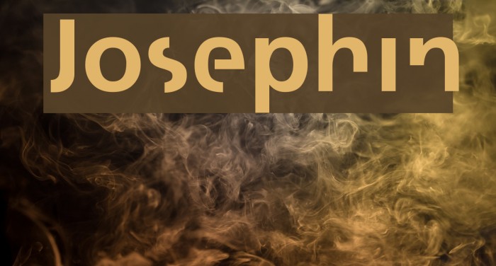 Josephin फ़ॉन्ट examples