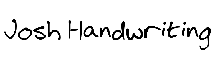 Josh Handwriting  Descarca Fonturi Gratis