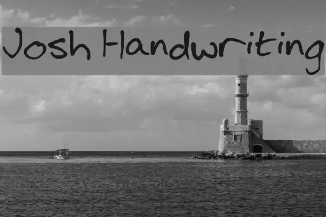 Josh Handwriting Polices examples