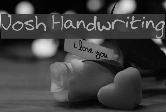 Josh Handwriting Polices examples