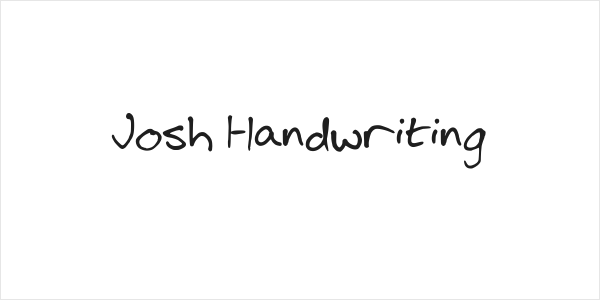Josh Handwriting Logo