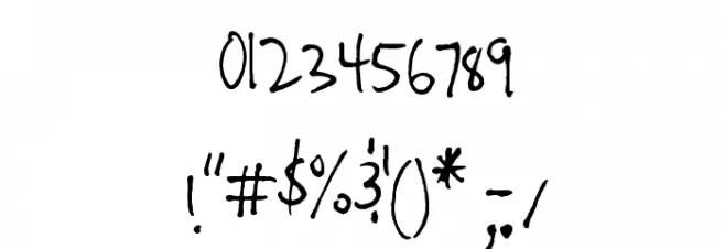 Josh Sober Font OTHER CHARS