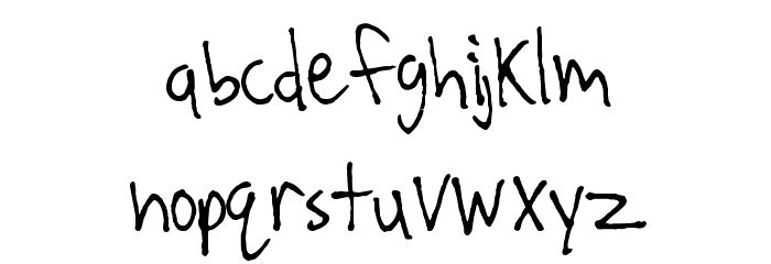 Josh Sober Font LOWERCASE