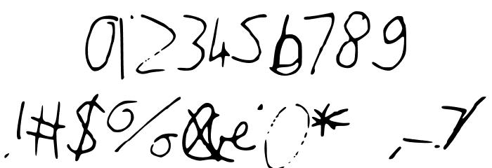 JoshCooper Font OTHER CHARS