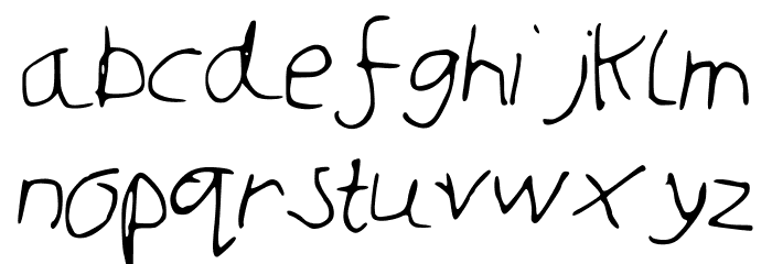 JoshCooper Font LOWERCASE