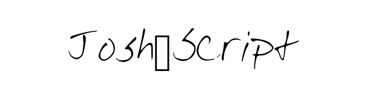 Josh_Script फ़ॉन्ट