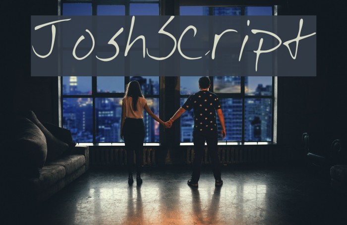 Josh_Script Font examples
