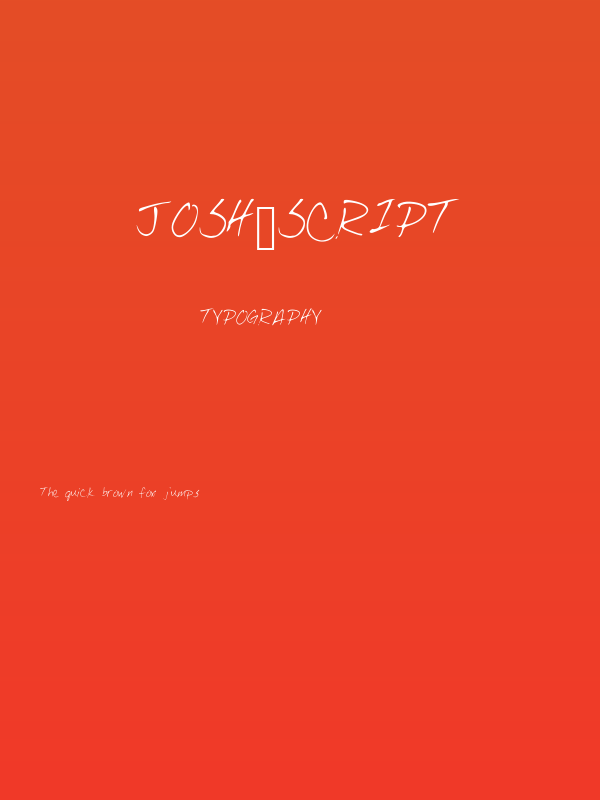 Josh_Script Poster