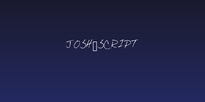 Josh_Script Social Header