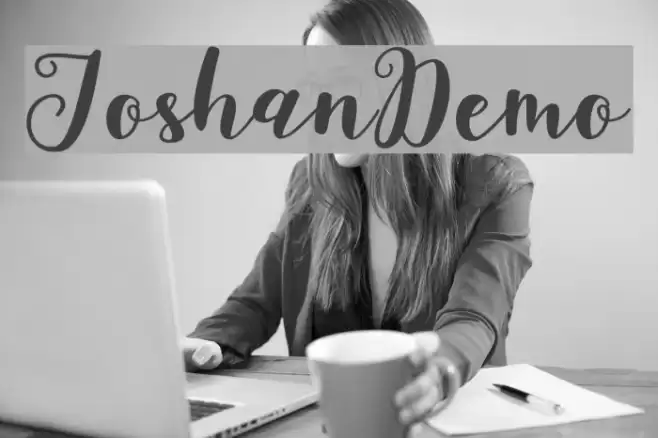 JoshanDemo Font examples