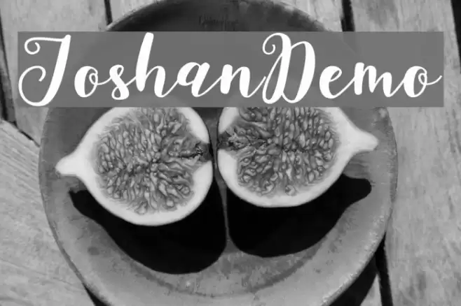 JoshanDemo Font examples