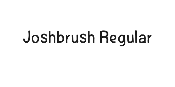 Joshbrush Regular Logo