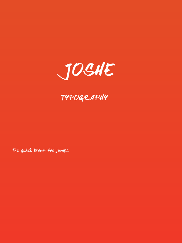 Joshe Poster