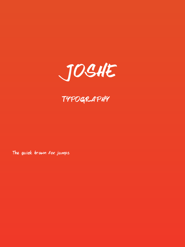 Joshe Poster
