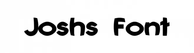 Joshs Font  تنزيل الخطوط