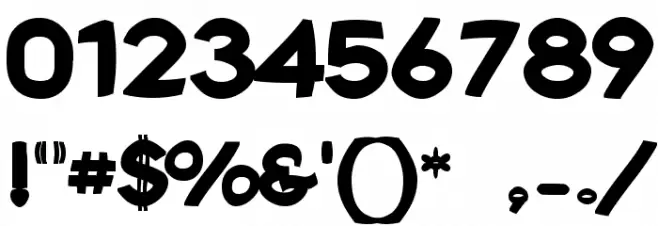 Joshs Font Font OTHER CHARS