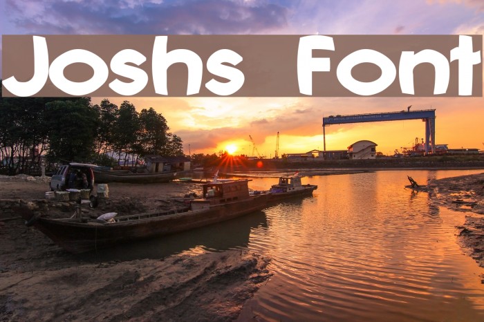 Joshs Font Font examples