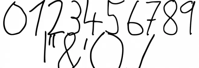 Joshs Handwriting Regular Font OTHER CHARS