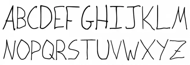 Joshs Handwriting Regular Шрифта ВЕРХНИЙ