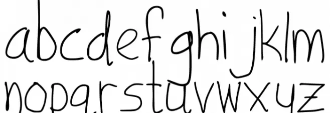 Joshs Handwriting Regular 字体 小写