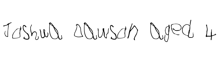 Joshua Dawson aged 4  لخطوط تنزيل