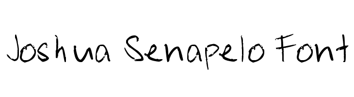 Joshua Senapelo Font Font