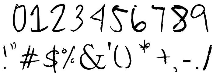 Joshua Senapelo Font Font OTHER CHARS