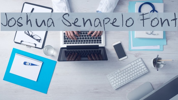 Joshua Senapelo Font Font examples