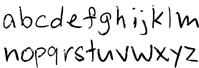 Joshua Senapelo Font Font LOWERCASE