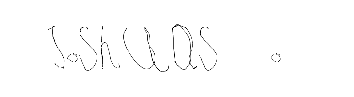 Joshuas Font Font