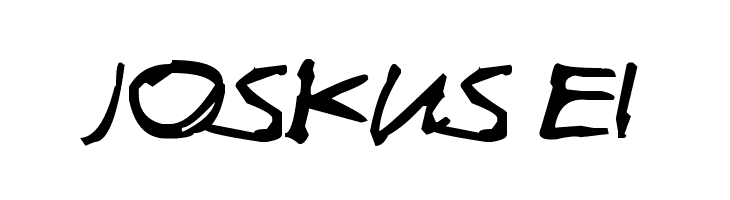 Joskus Ei  font caratteri gratis
