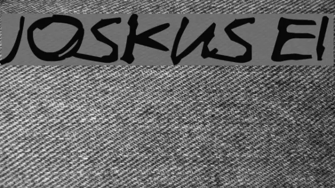 Joskus Ei Font examples