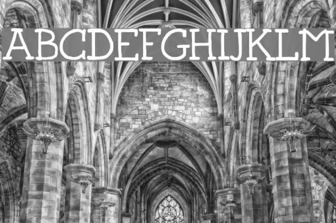 Josschrift Serif Font examples