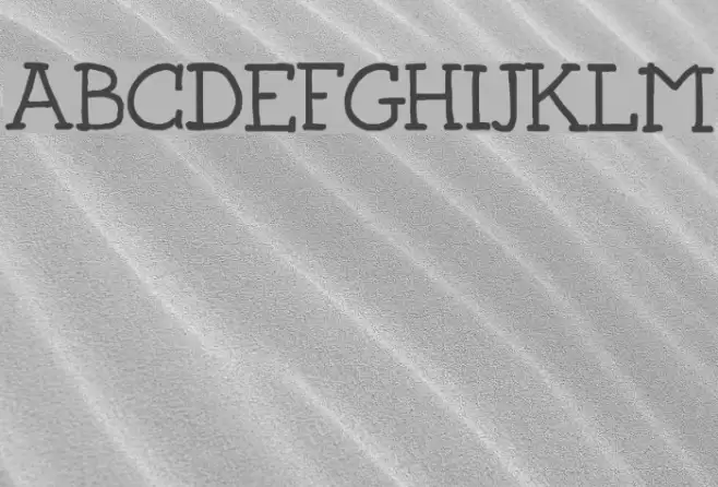 Josschrift Serif Font examples