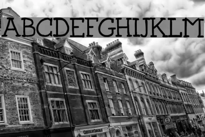 Josschrift Serif Font examples