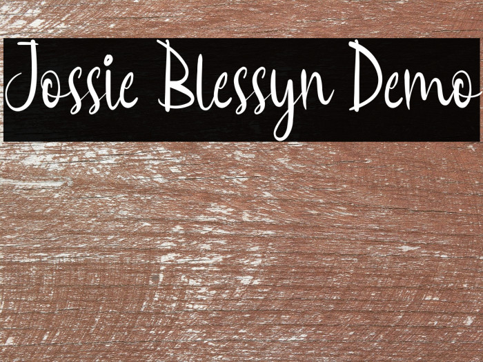 Jossie Blessyn Demo Example 2