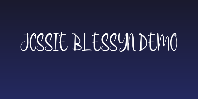 Jossie Blessyn Demo Social Header