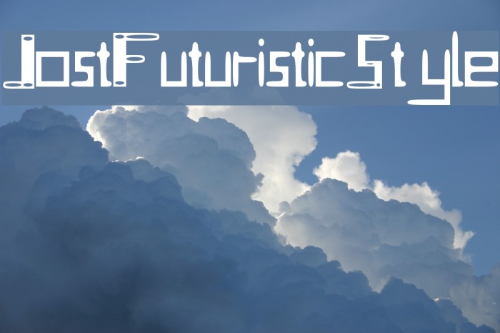 Jost_Futuristic_Style Font examples